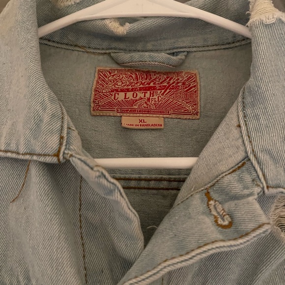 Oversized Jean jacket - Picture 4 of 7